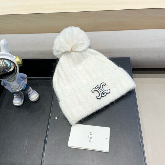 Celine hat wool blend knitted hat - Picture 3 of 8